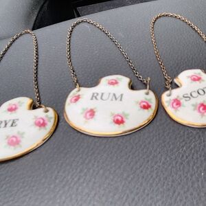 Royal Adderley Porcelain Decanter Labels